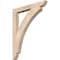 Ekena Millwork Thorton Slat Smooth Bracket, Douglas Fir, 3 1/2"W x 32"D x 40"H BKT04X32X40THR06SDF - alternate 1